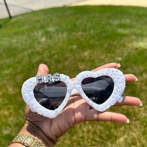 Custom M.R.S. Heart sunglasses (wedding)